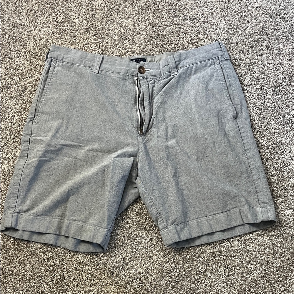 J. Crew Gray Men's Flat Front Shorts